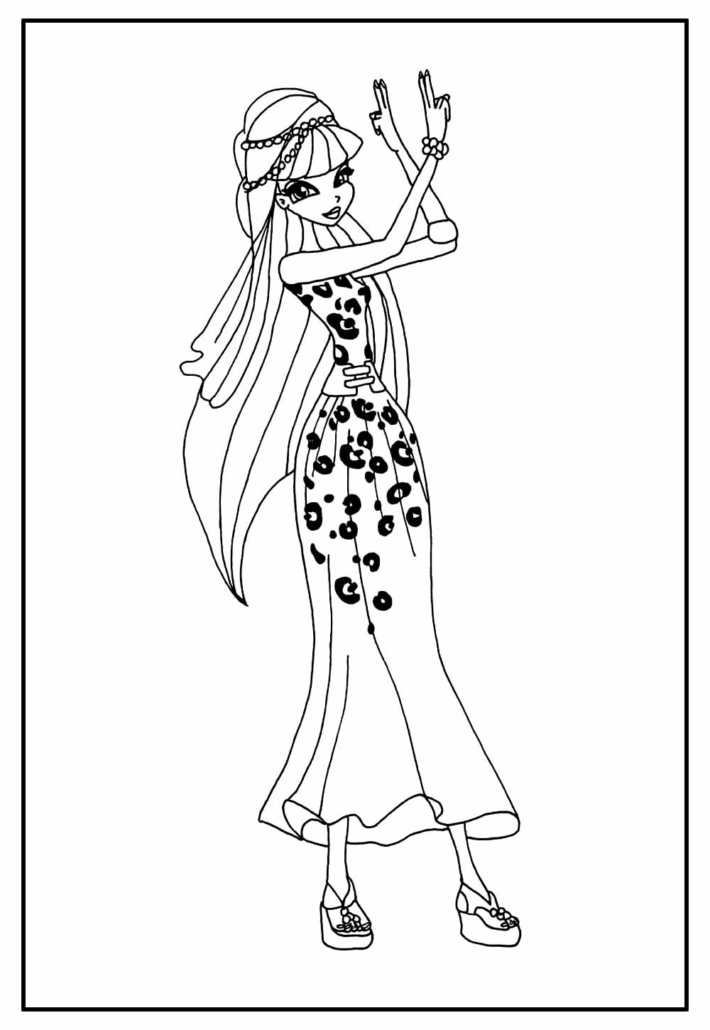 Desenho de Boneca Winx Club
