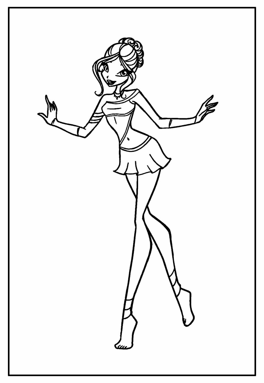 Desenho Winx Club Colorir
