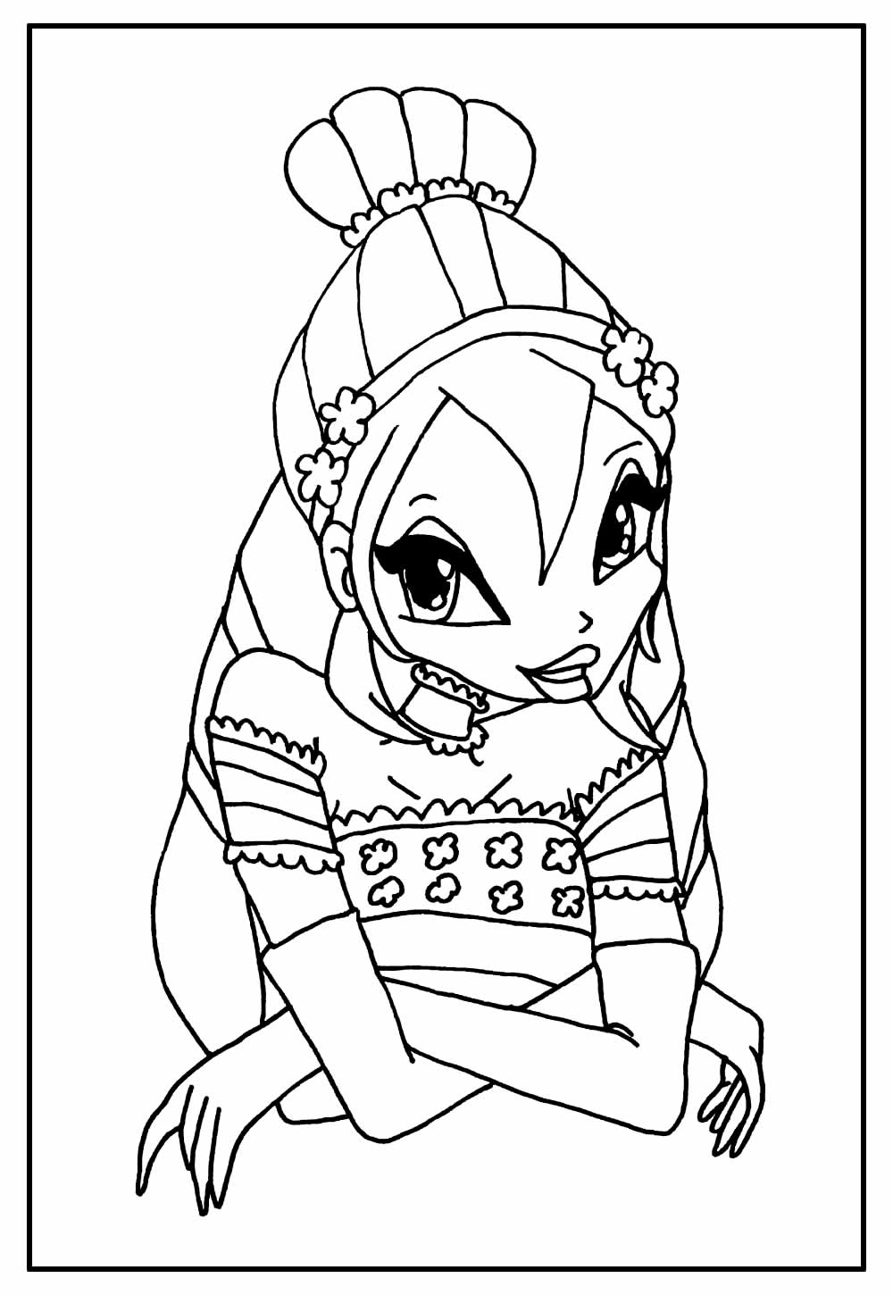 Desenho Winx Club para Colorir