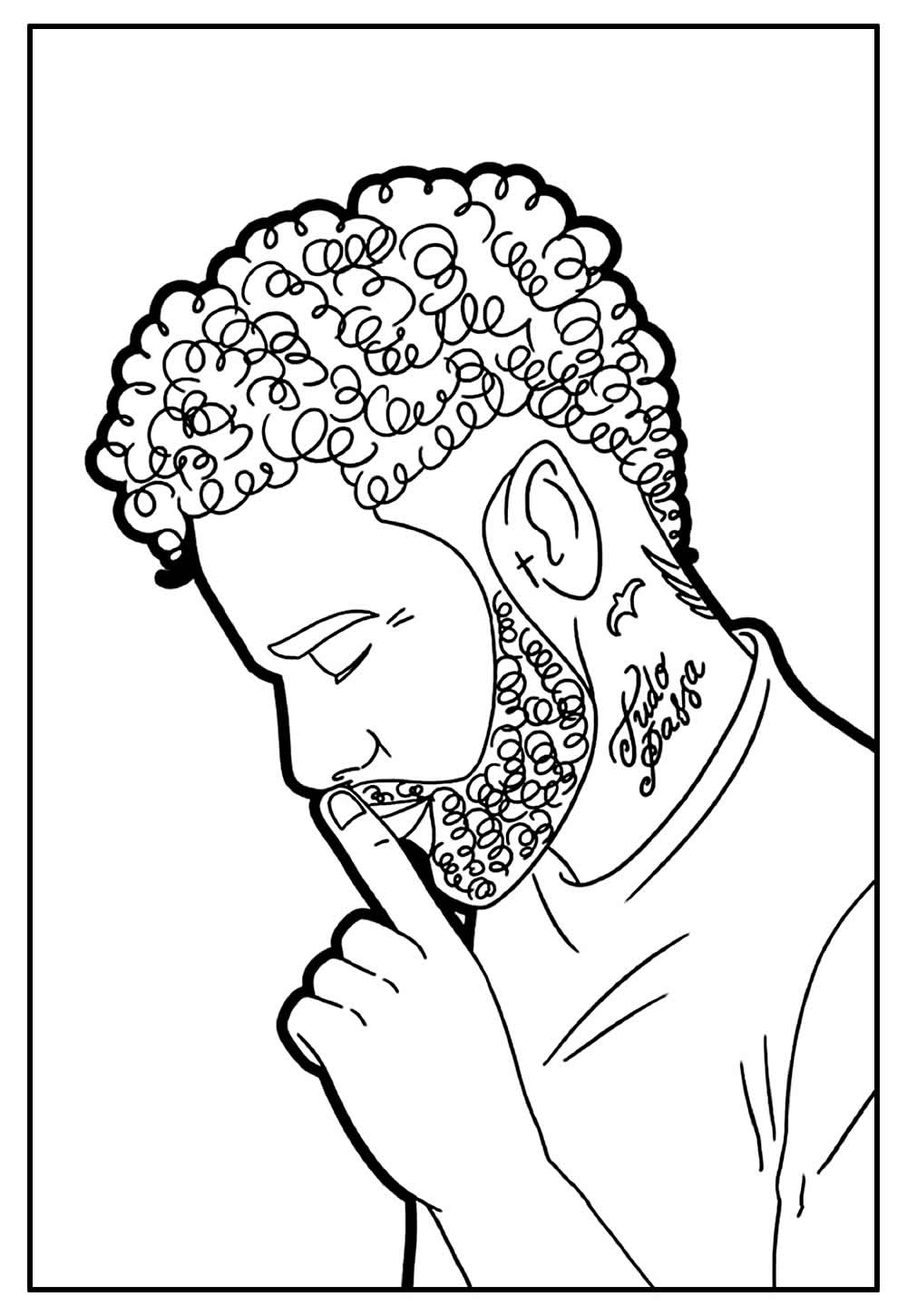 Desenho de Neymar