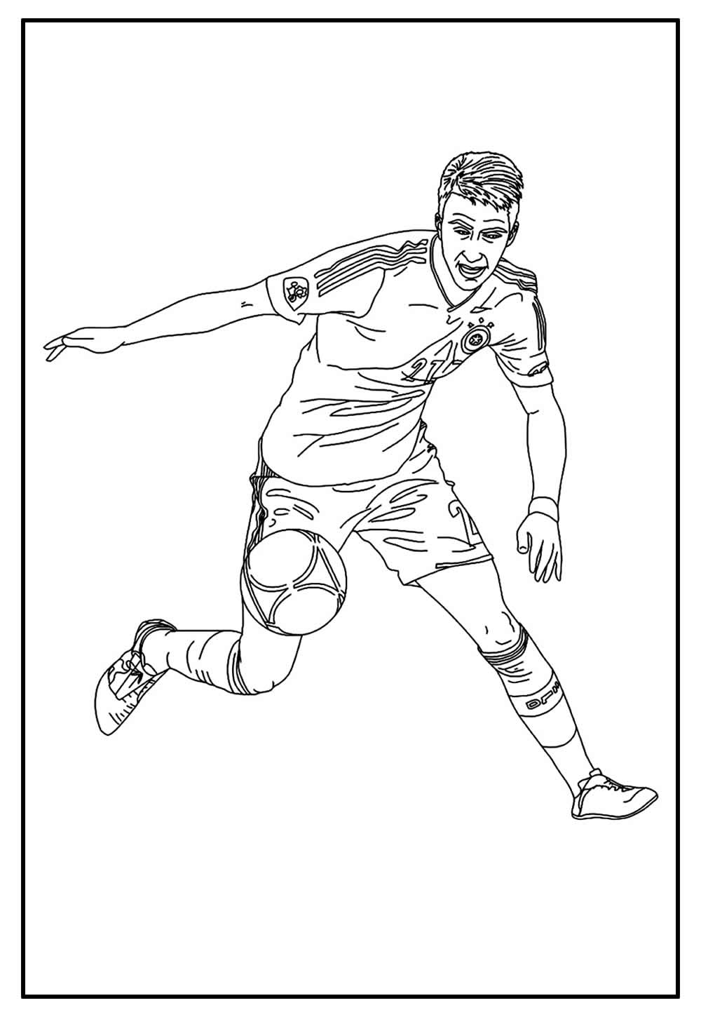 Neymar para colorir
