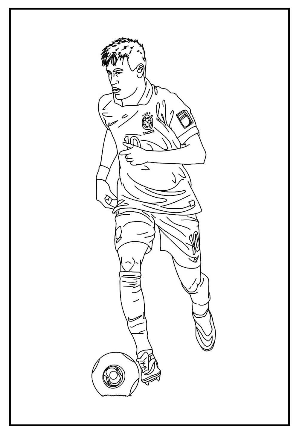 Desenho de Neymar