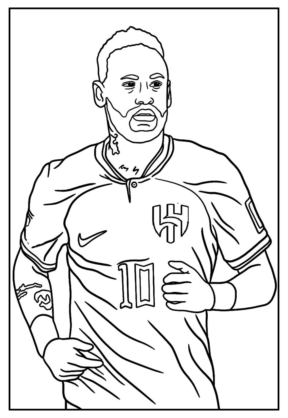 Desenho de Futebol para colorir