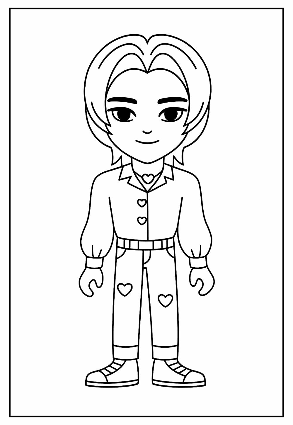 Desenho Saja Boys Pintar