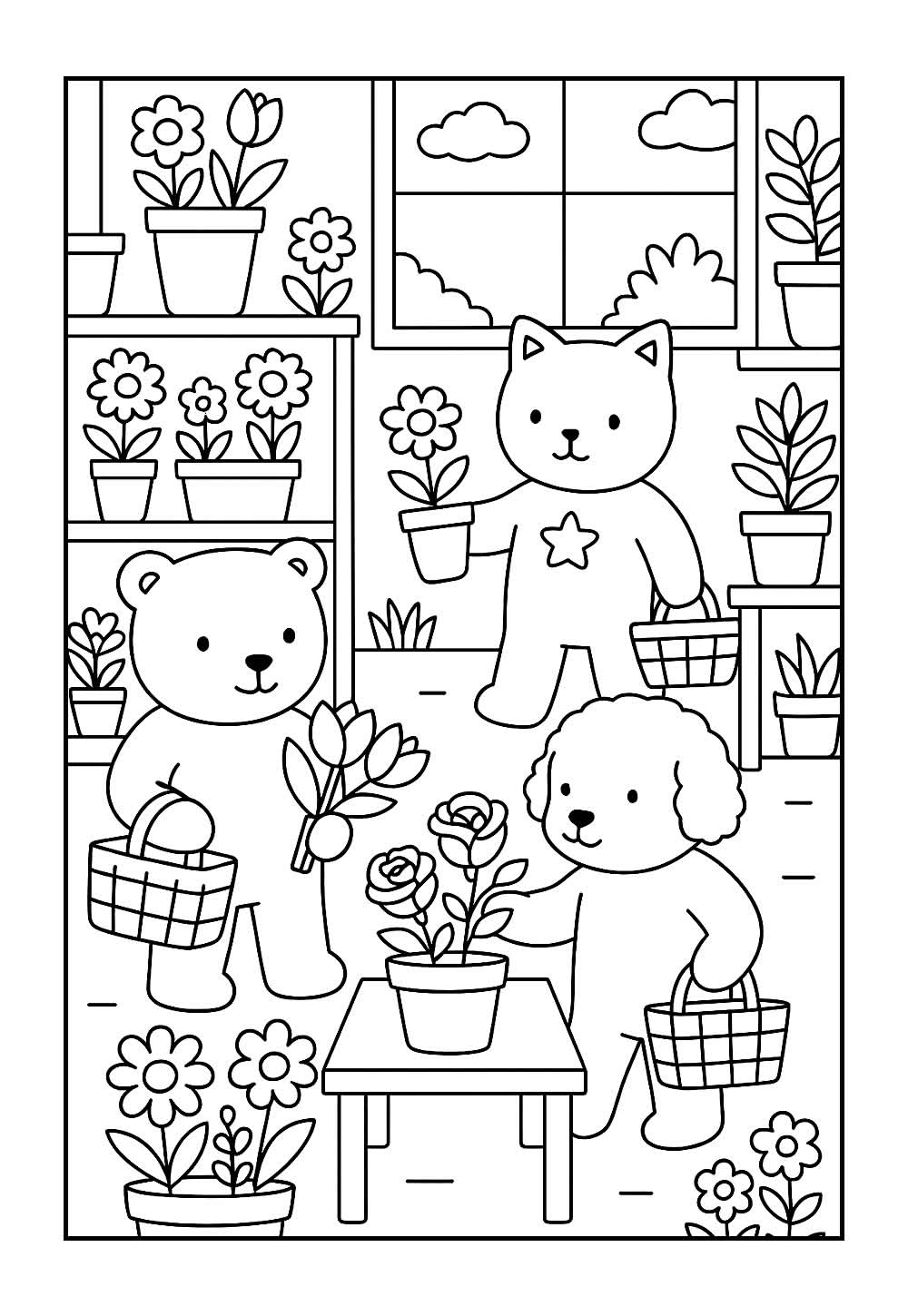Desenho de Bobbie Goods para pintar