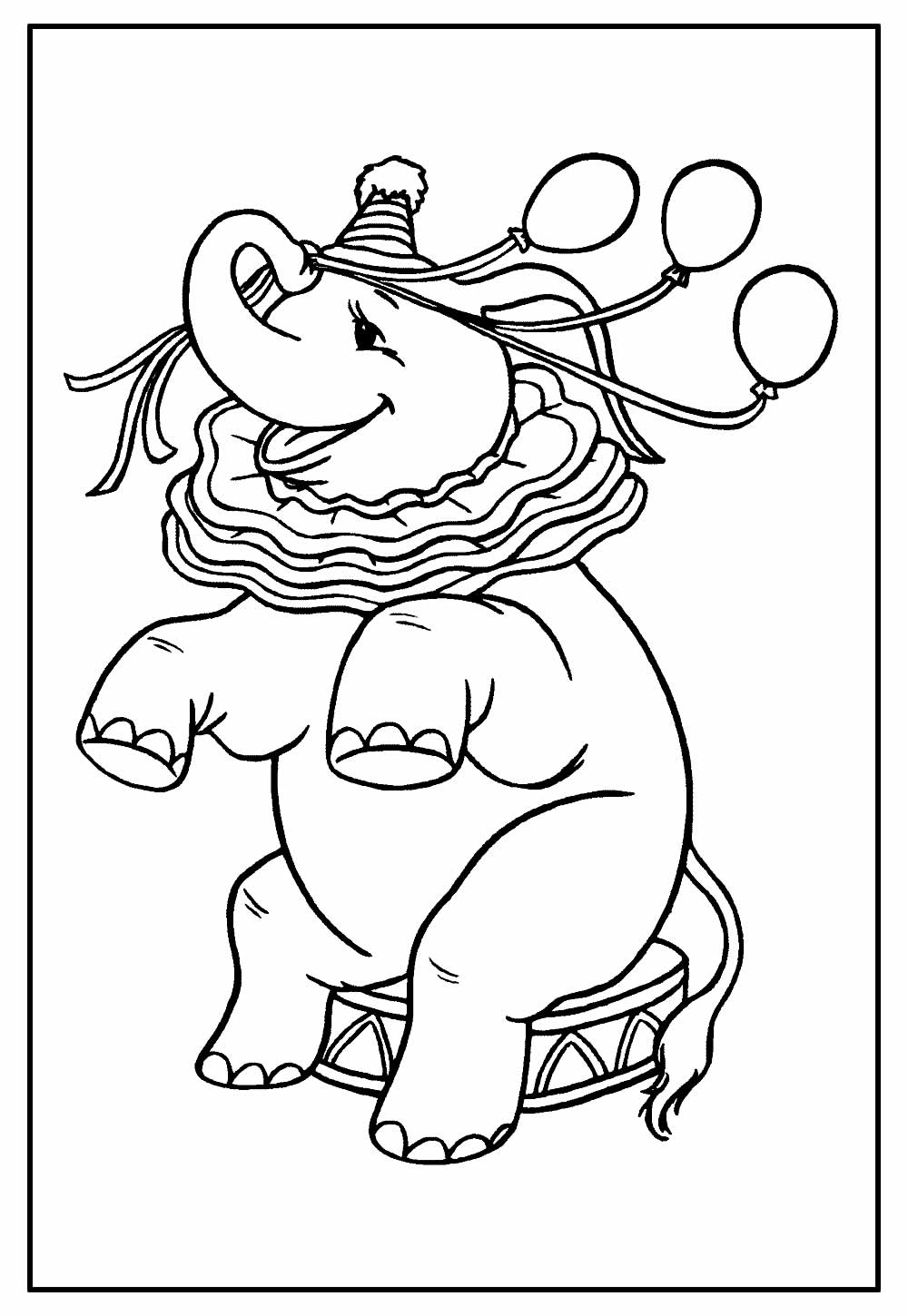 Desenho Tralalero Tralala - Elefante