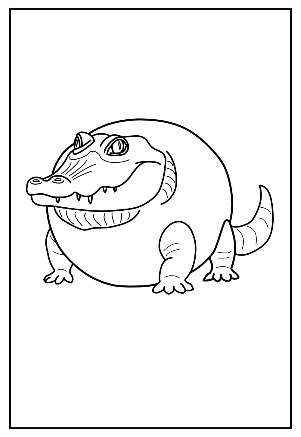 Desenho Tralalero Tralala Pintar - Jacaré