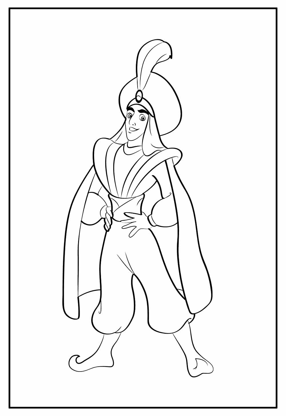 Desenho de Aladim