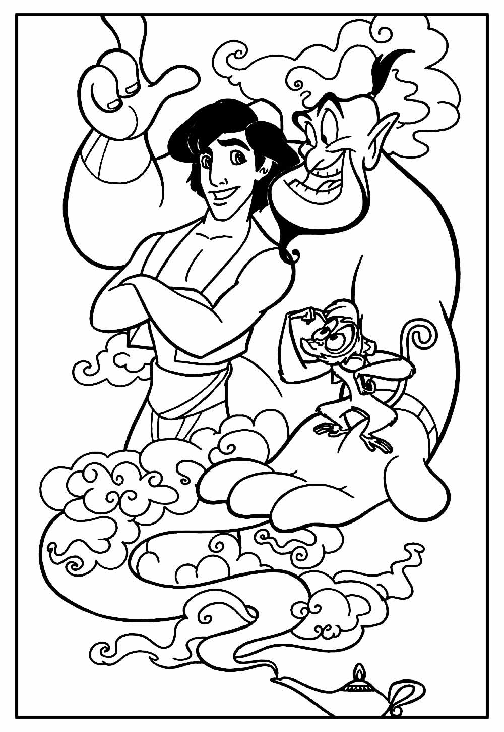 Desenho de Aladim