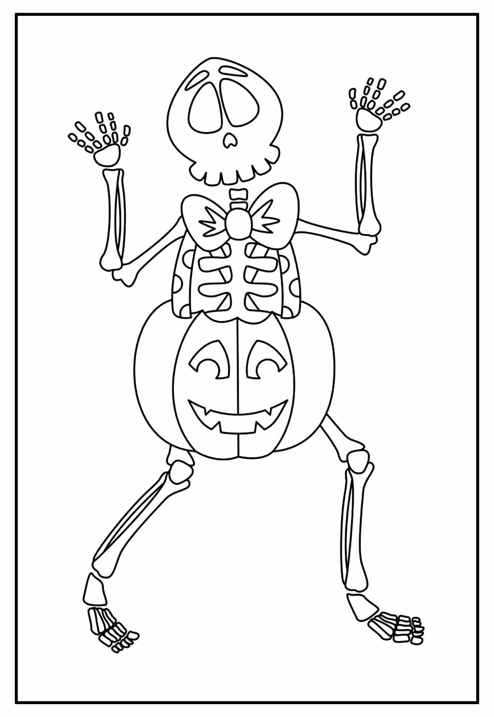 Desenho para Colorir de Halloween