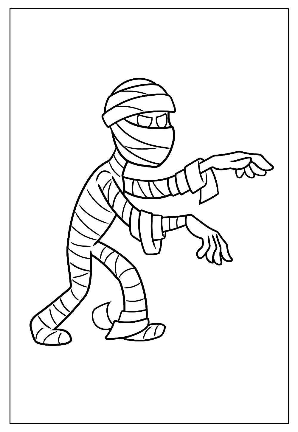 Desenho de Múmia