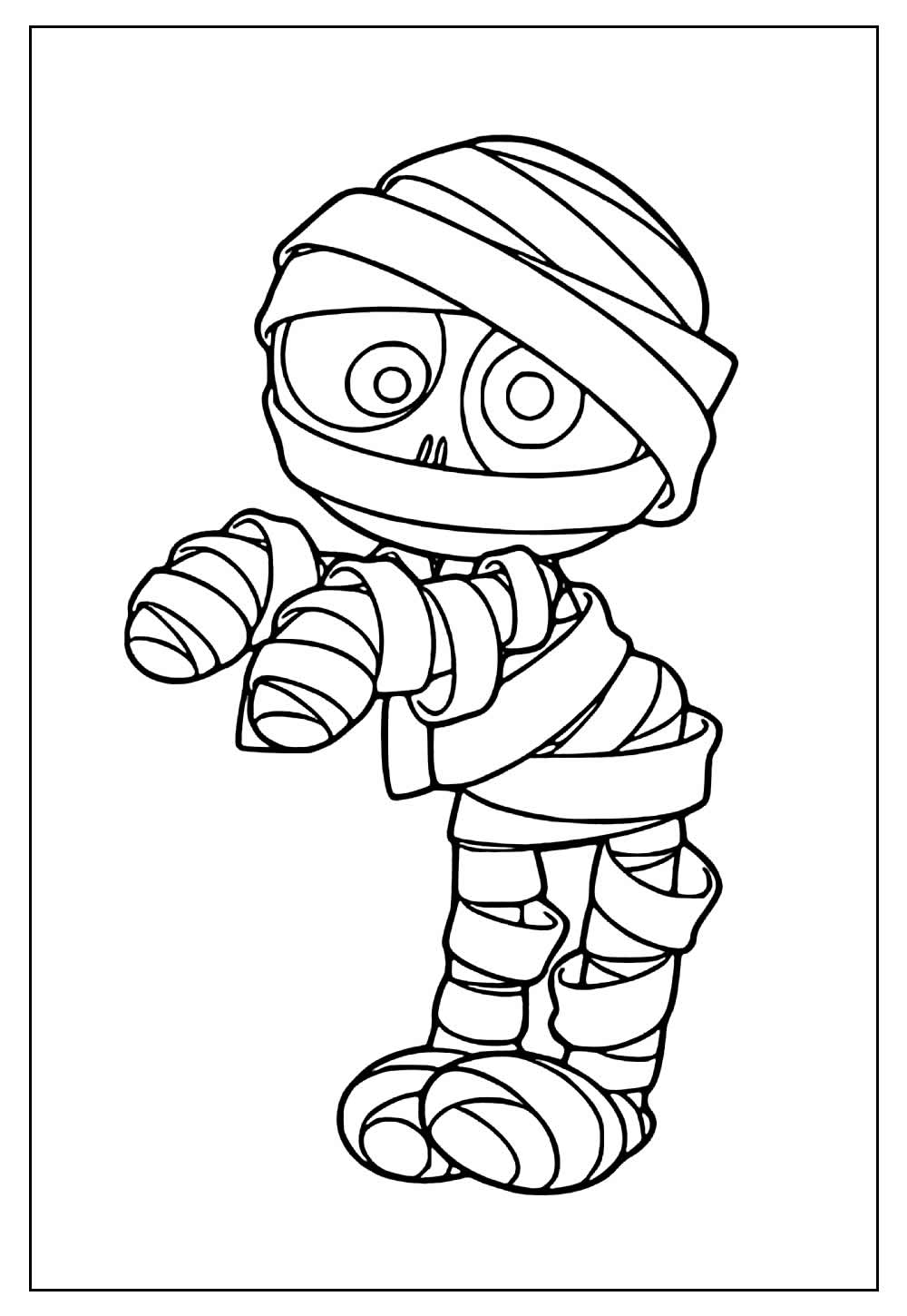 Desenhos de Múmia para colorir