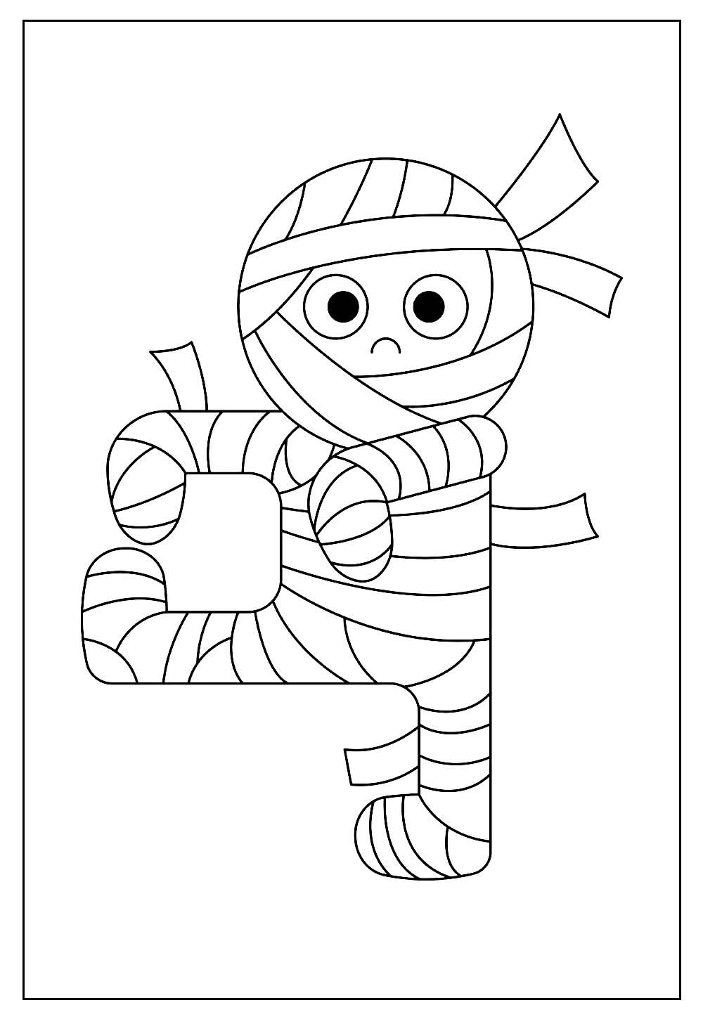 Desenho de Múmia