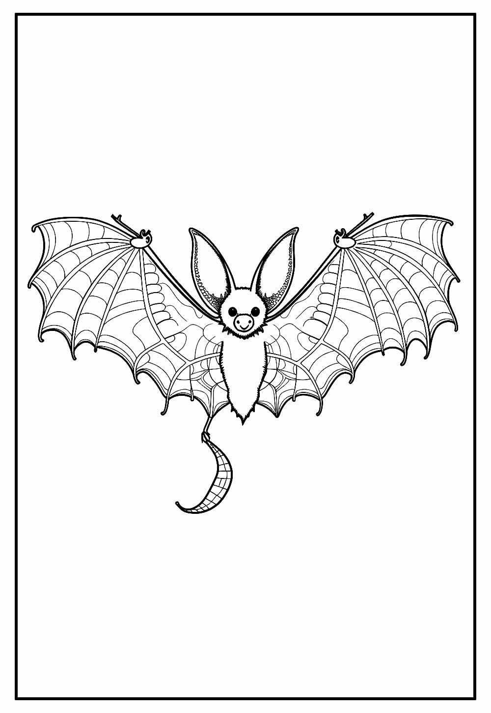 Desenho de Morcego