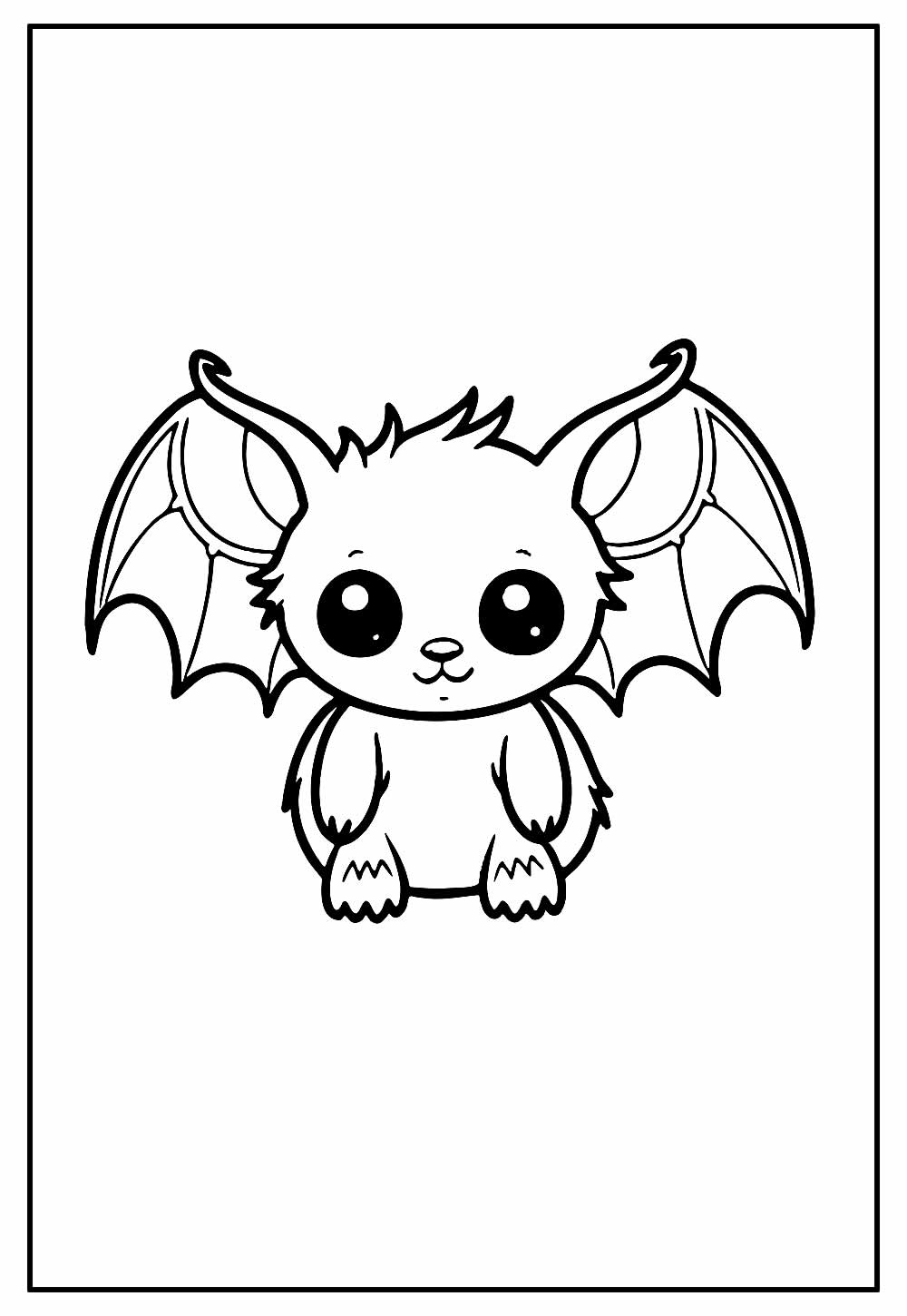 Desenho de Morcego