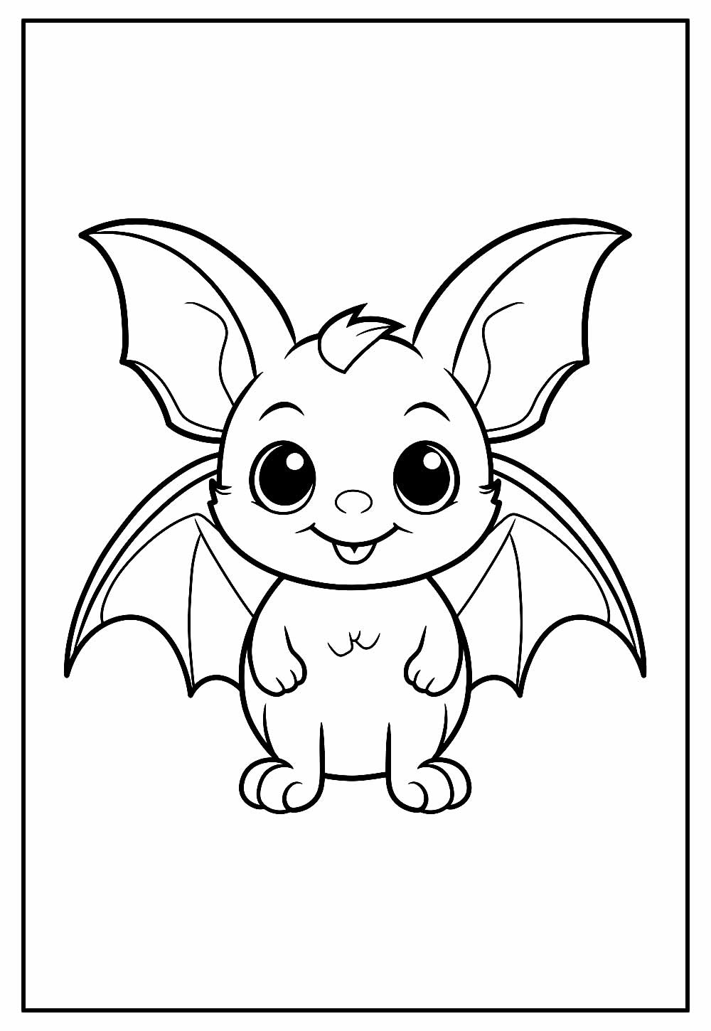 Desenho de Morcego