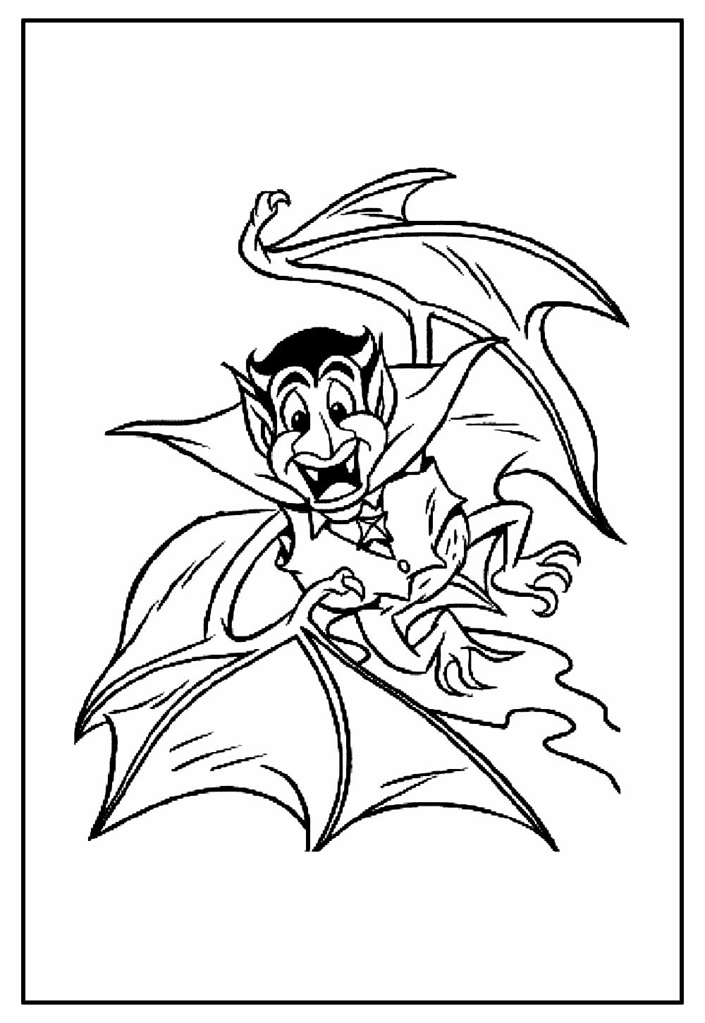 Desenho de Morcego