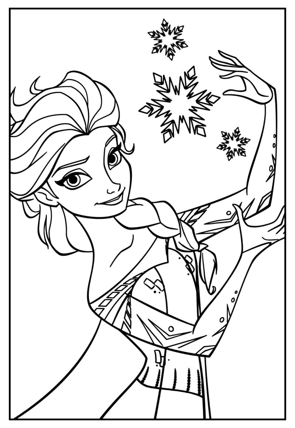 Desenho de Frozen de Natal