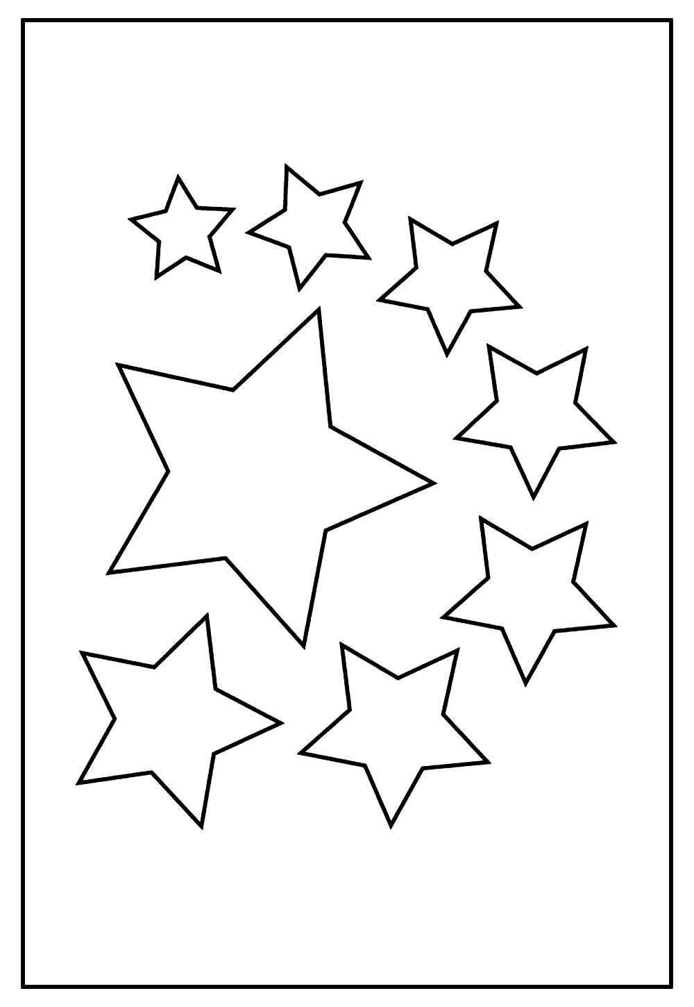 Desenho de Estrela de Natal para colorir