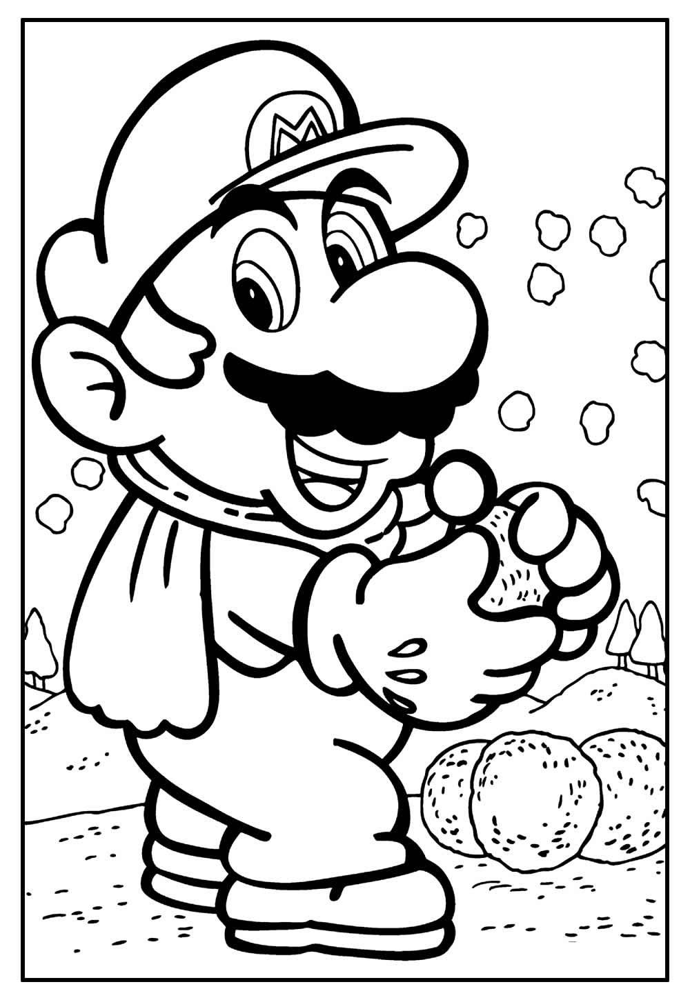 Desenho de Mario Bros