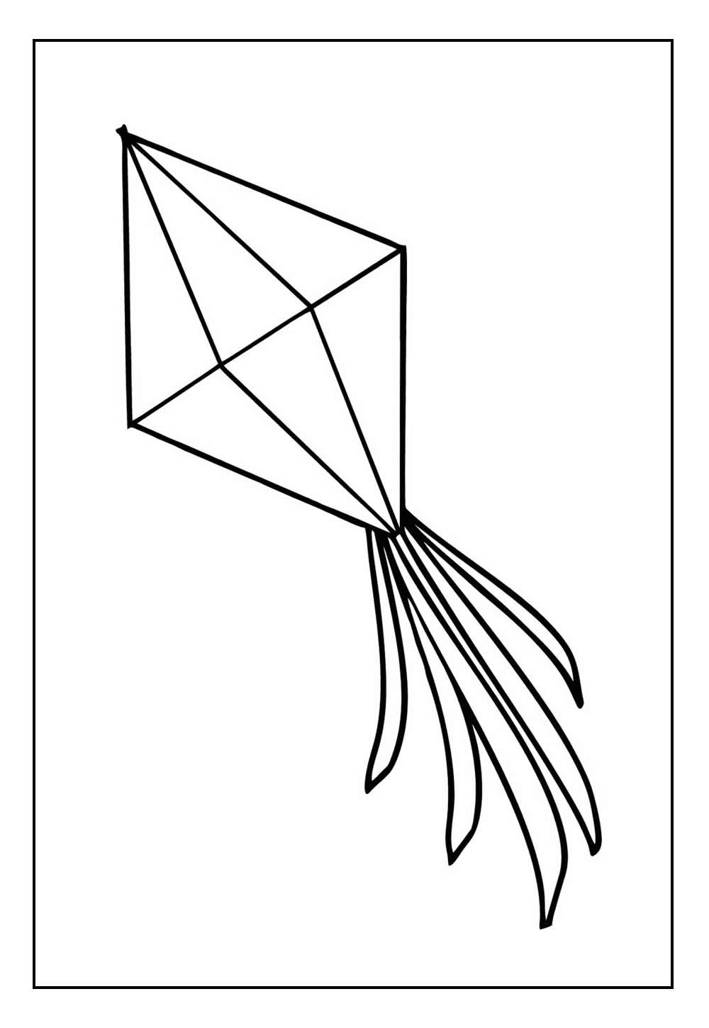 Desenho de Balão Junino