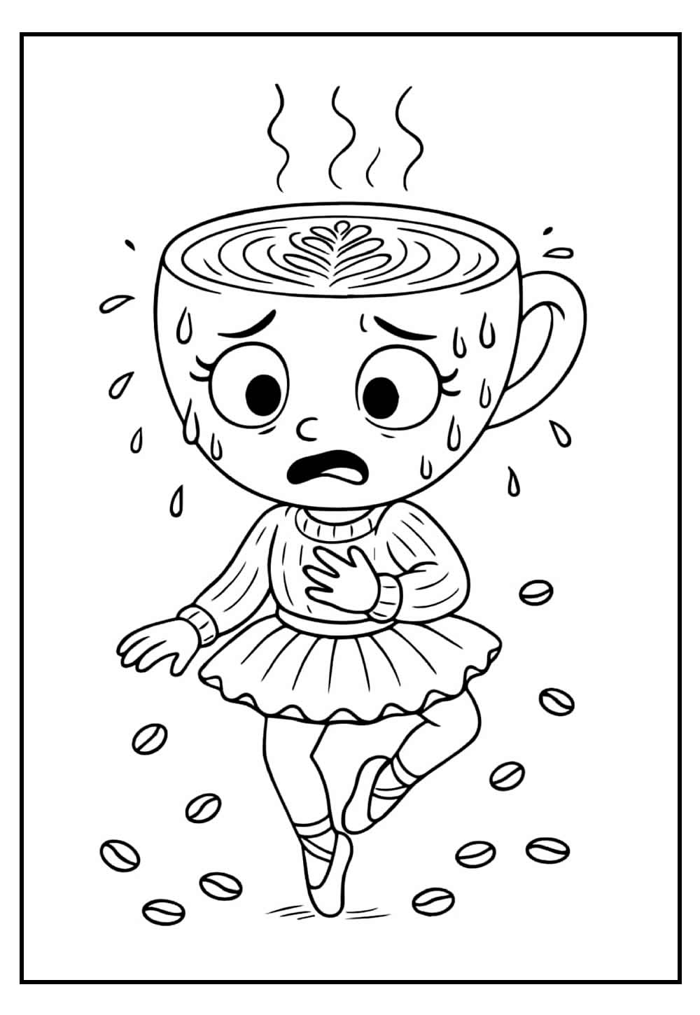 Desenho da Ballerina Cappuccina