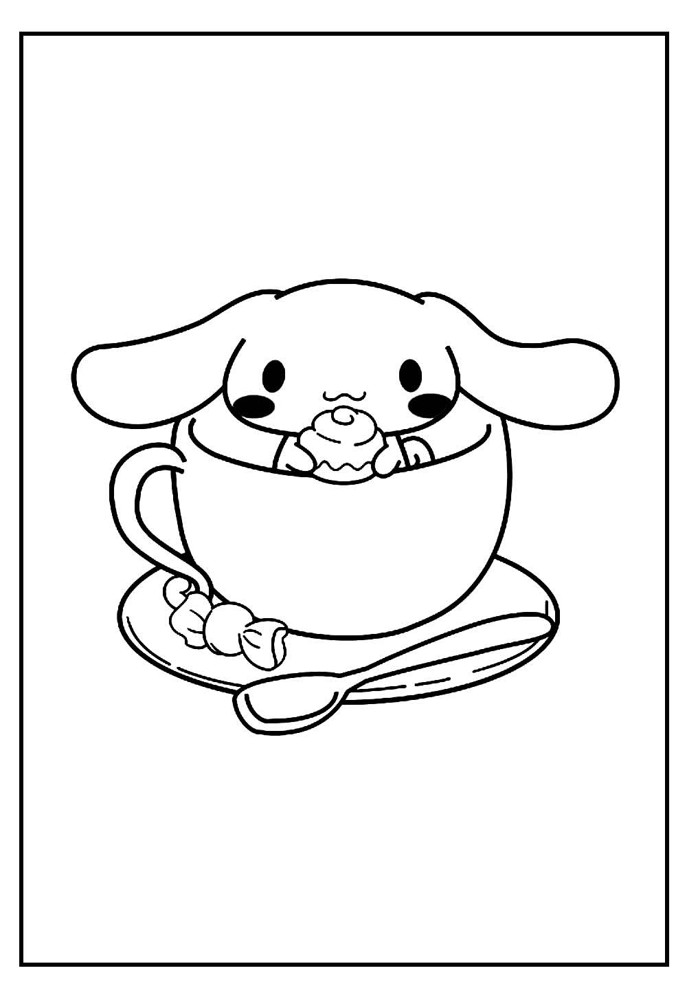 Desenhos Cinnamoroll Colorir