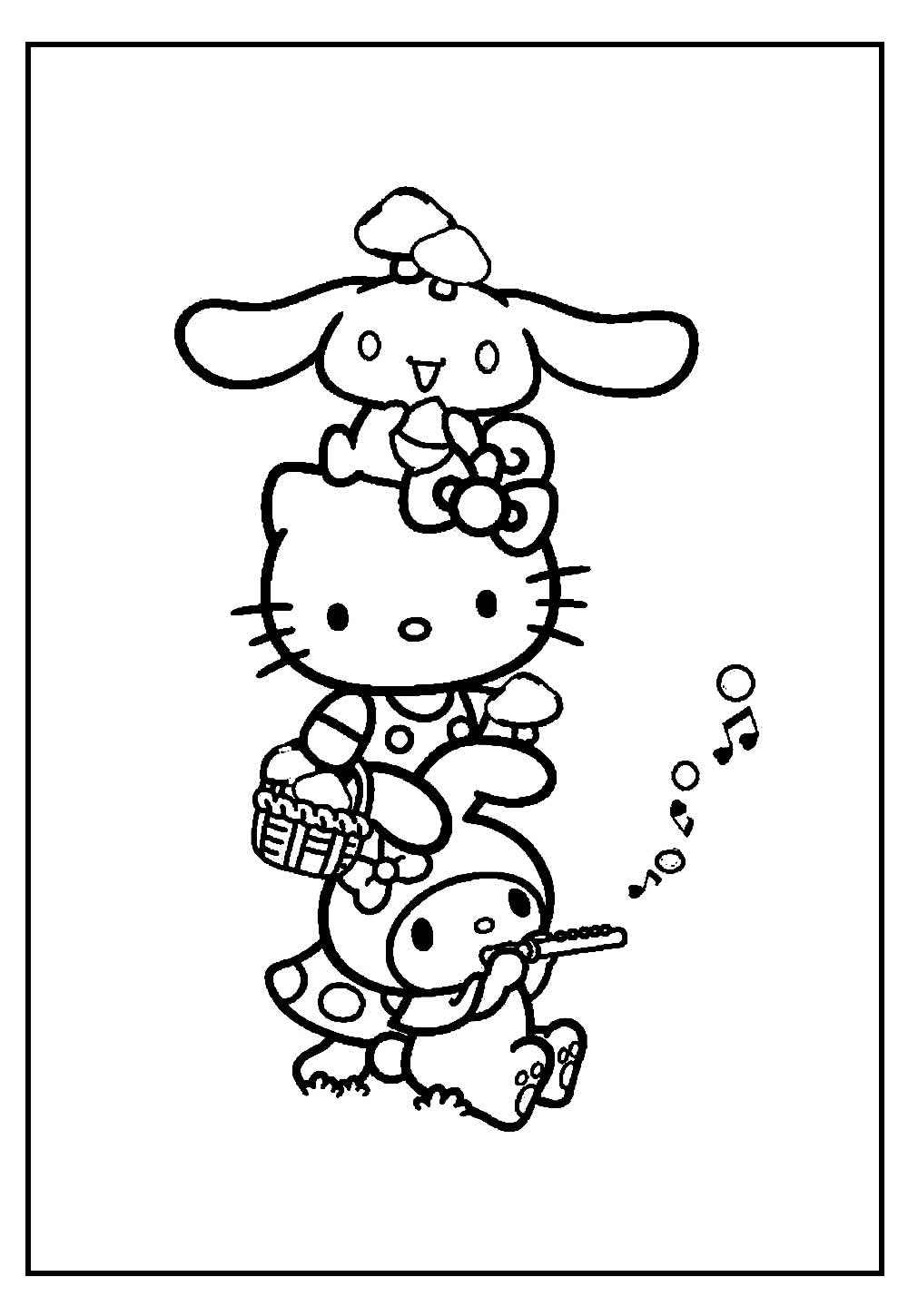 Desenhos Cinnamoroll Pintar