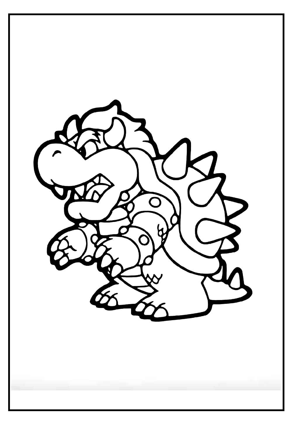 Desenho do Bowser