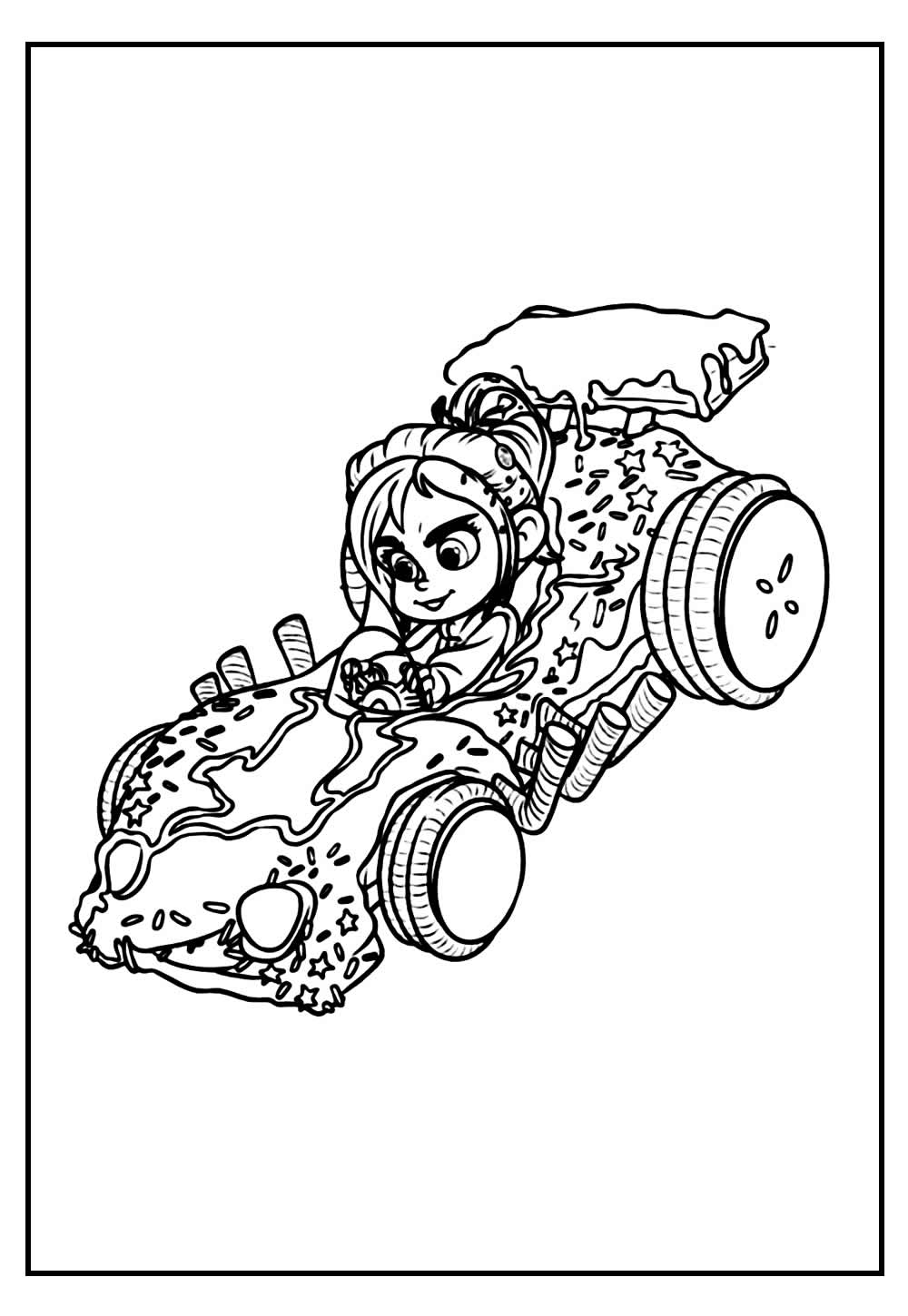 Desenho de Corrida Doce