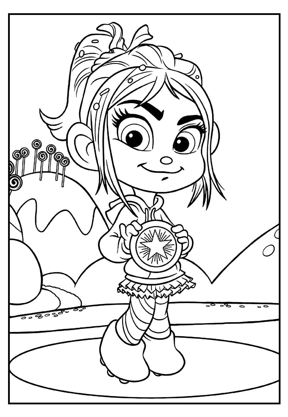 Desenho de Corrida Doce