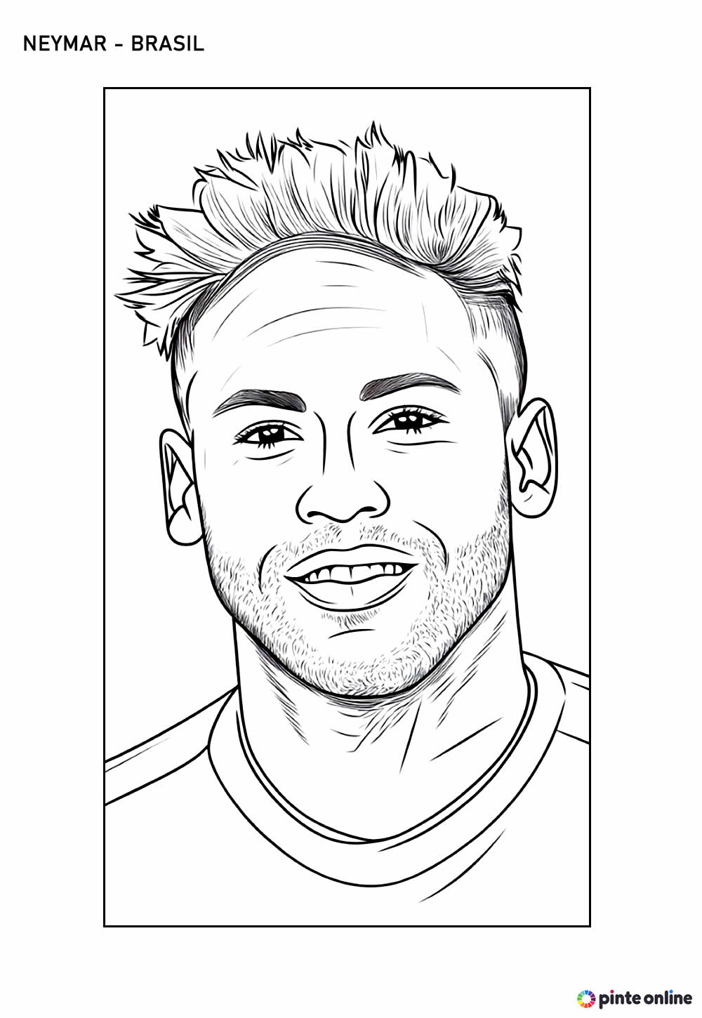 Desenho de Neymar