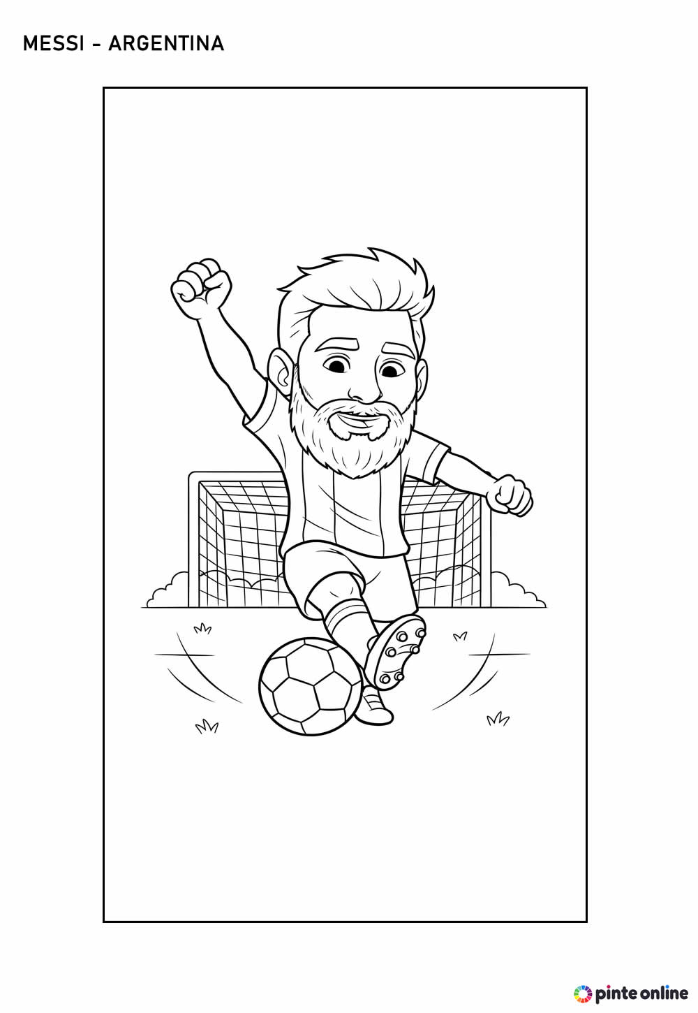 Desenho de Messi