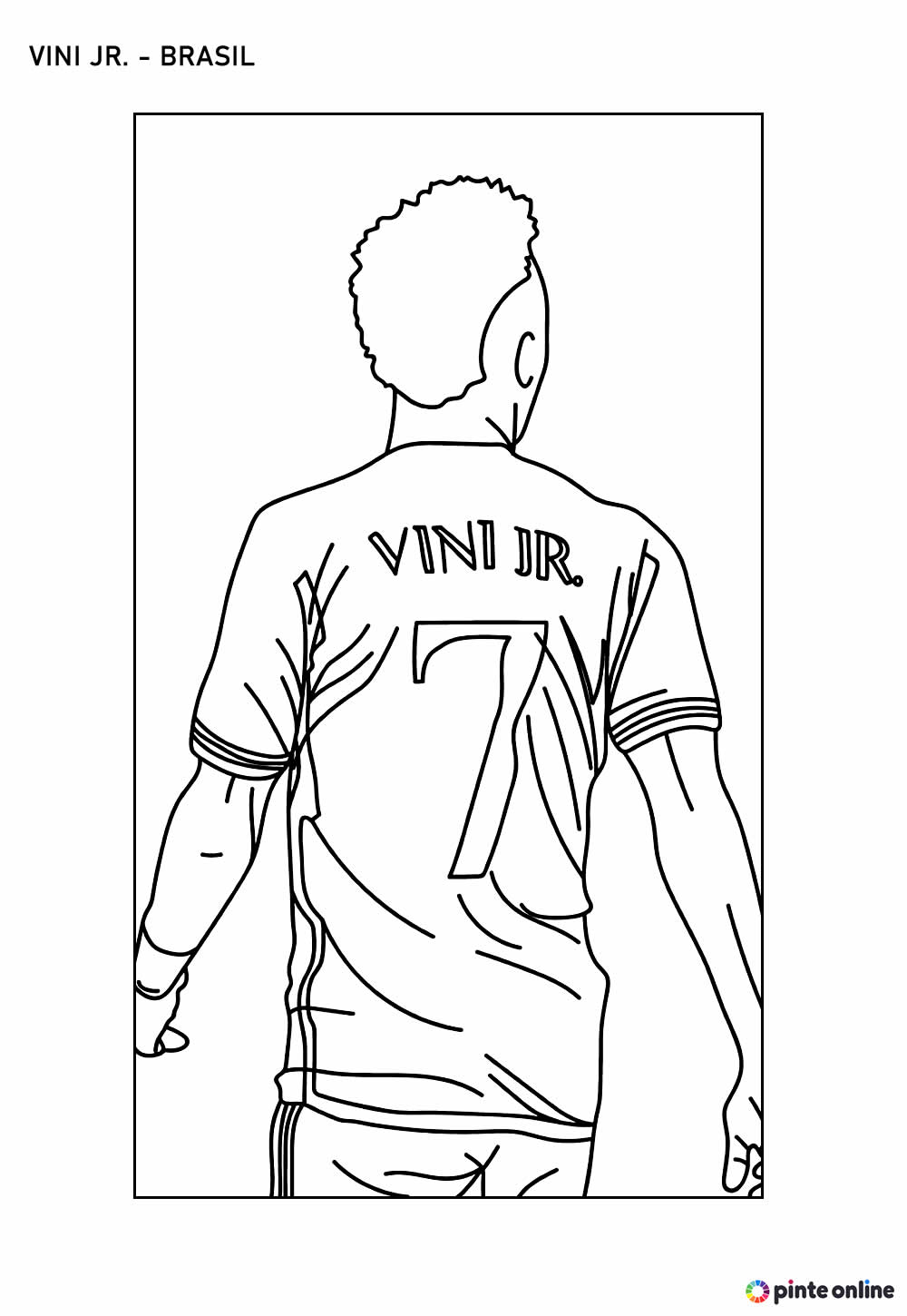 Desenho de Vini Jr