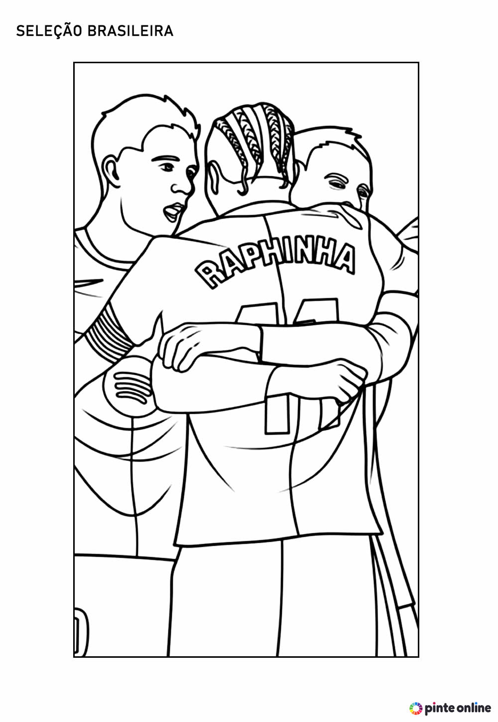 Desenho da Seleção Brasileira