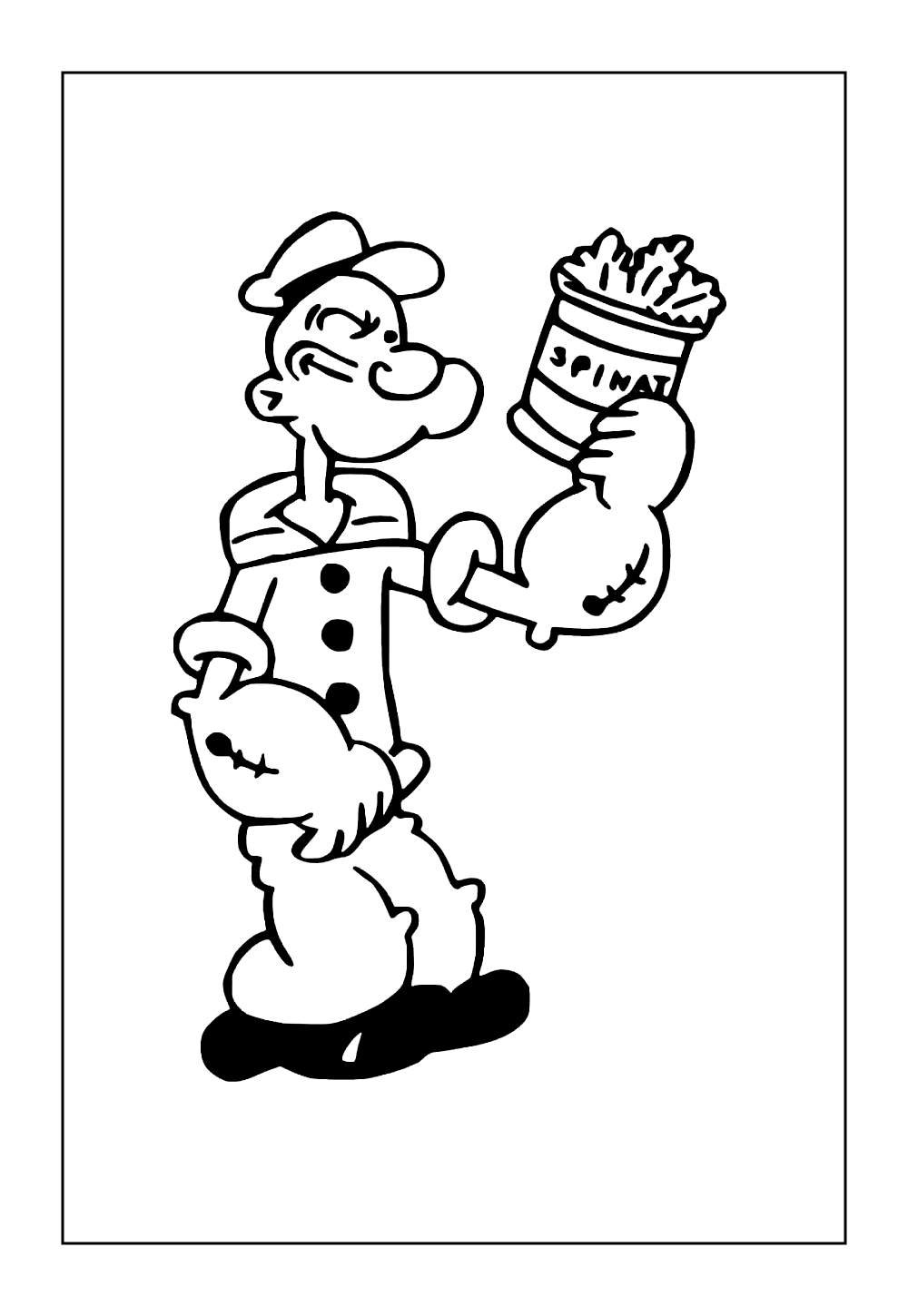 Desenho do Popeye