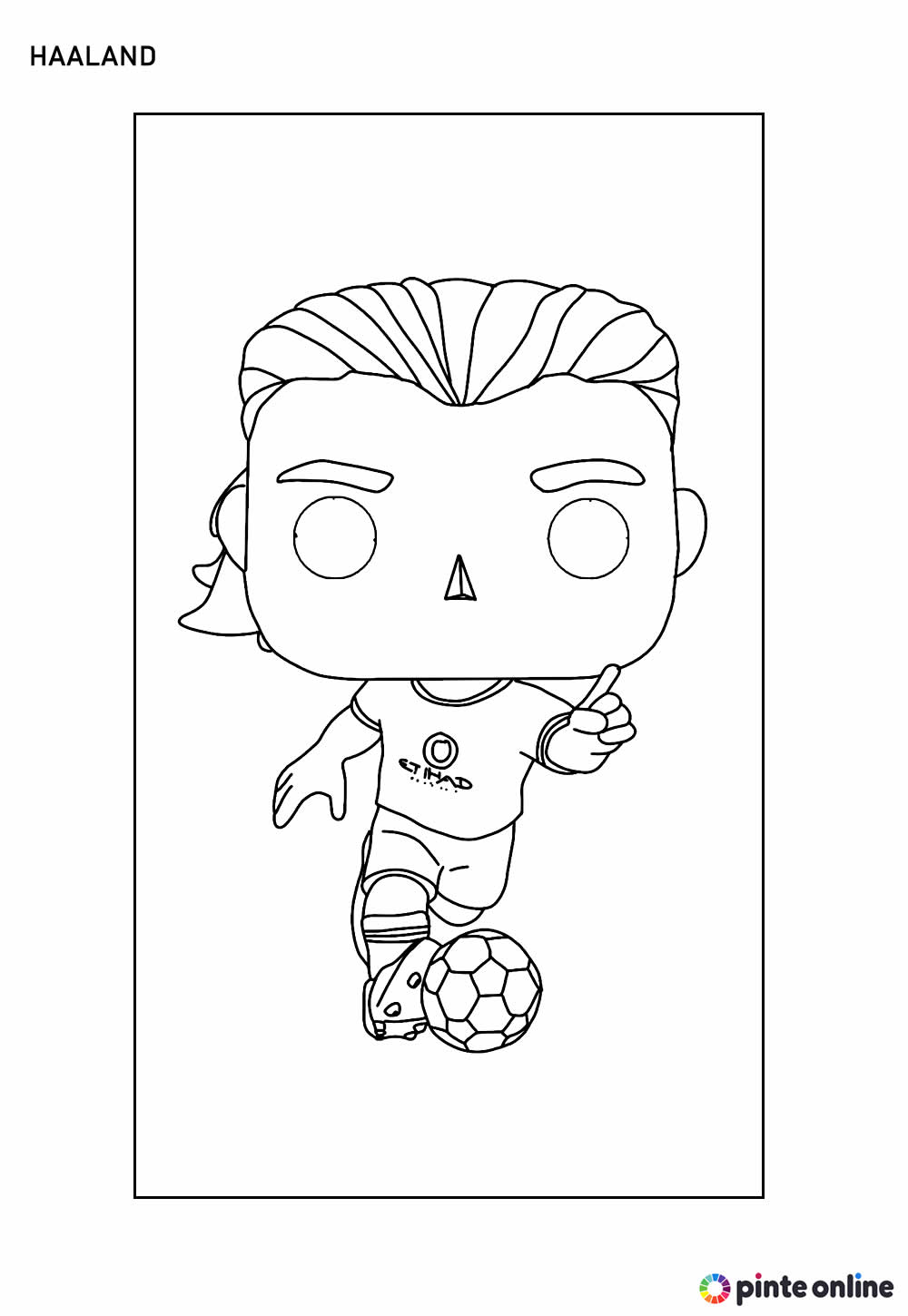 Desenho Infantil de Haaland