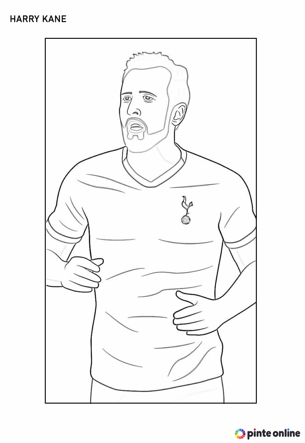 Desenho de Harry Kane