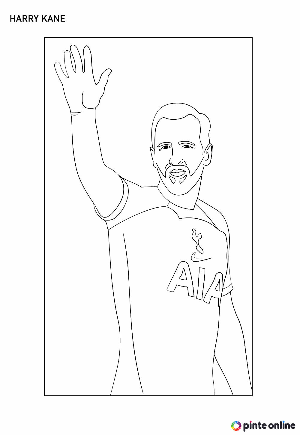Desenho de Harry Kane