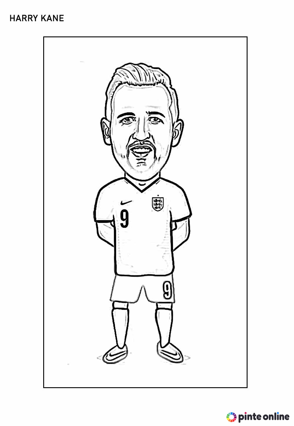 Desenho de Harry Kane