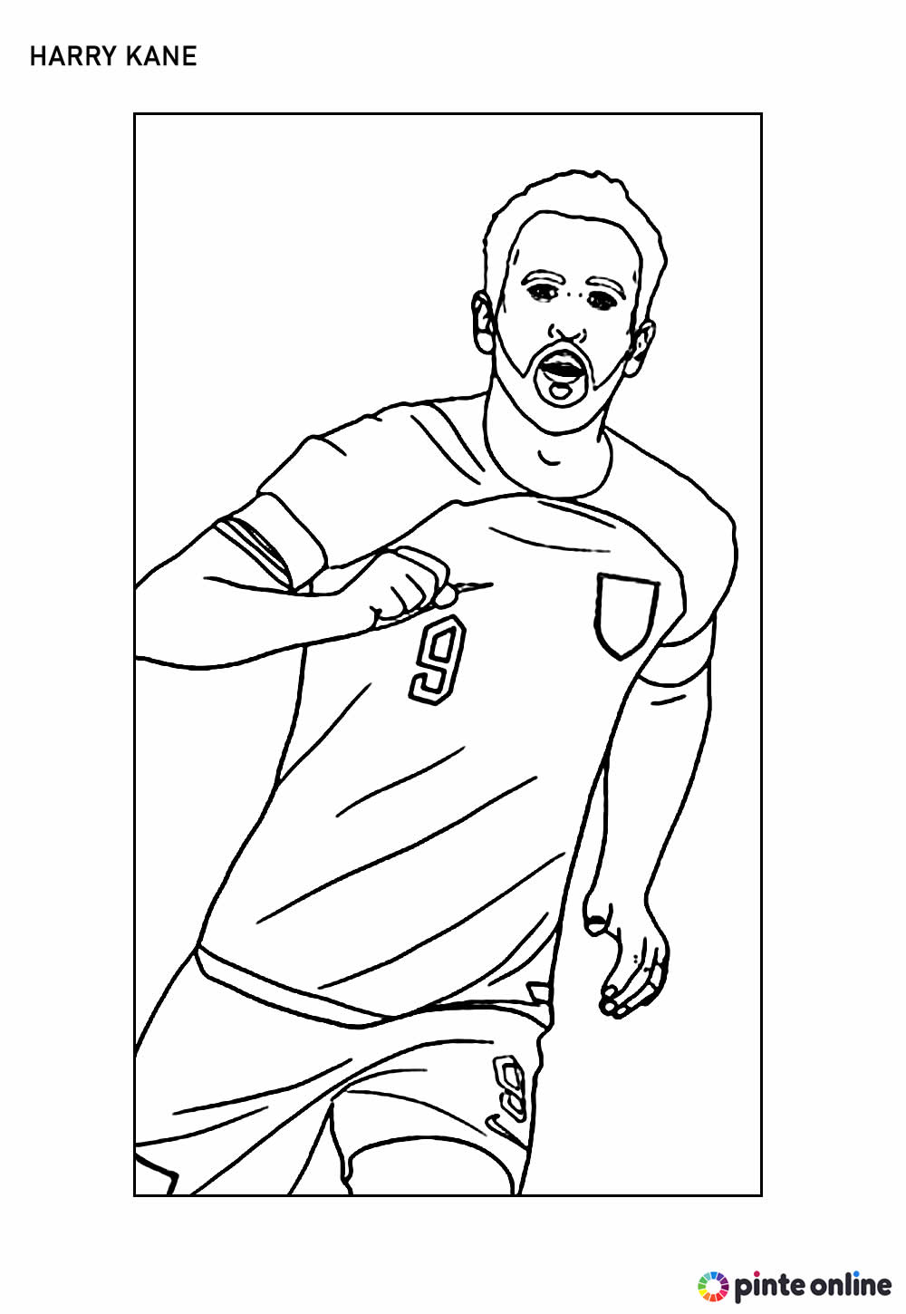 Desenho de Harry Kane