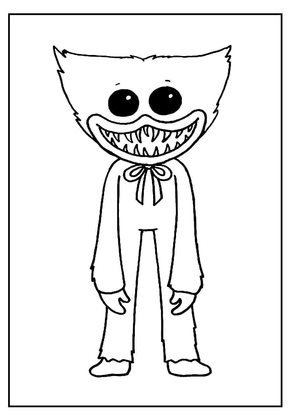 Desenho de Huggy Wuggy