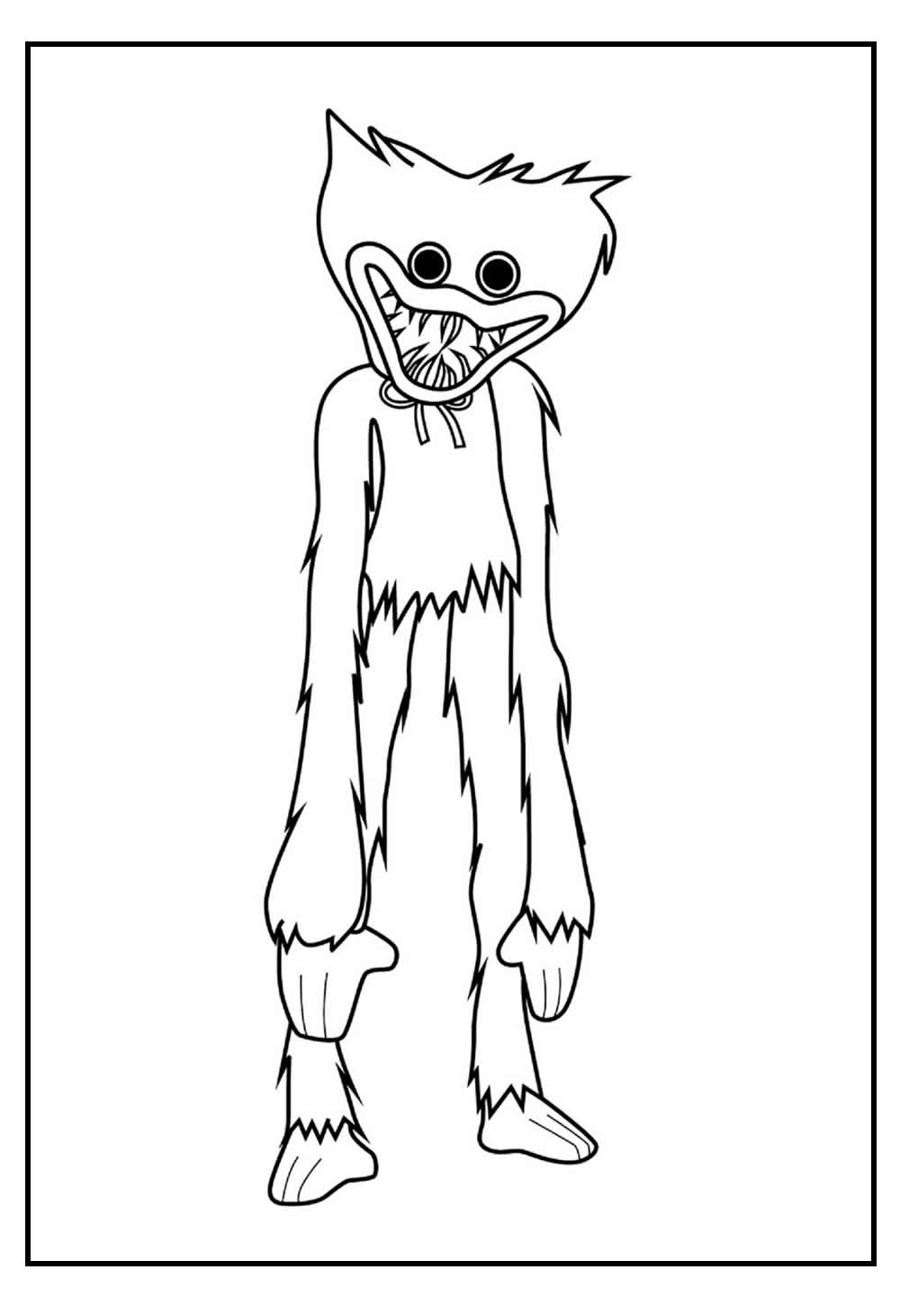 Desenho Huggy Wuggy