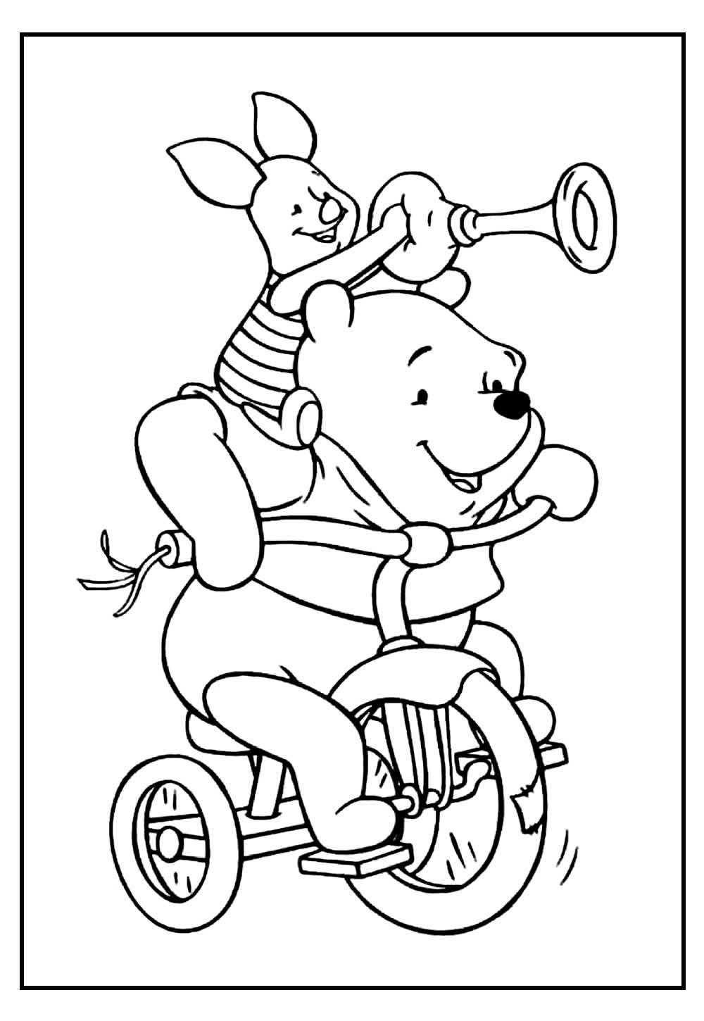 Desenho do Leitão - Ursinho Pooh