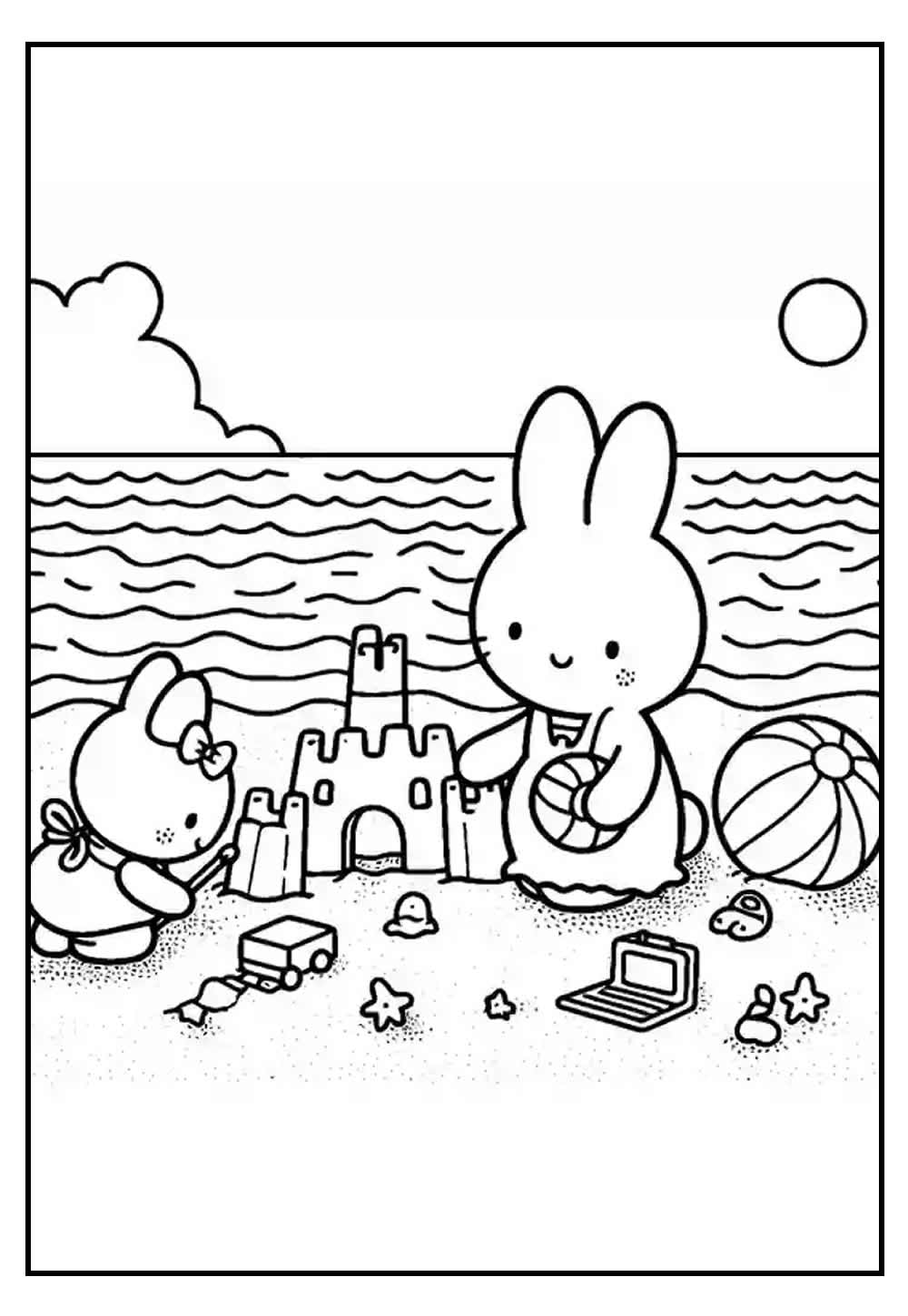 Desenho Miffy Pintar