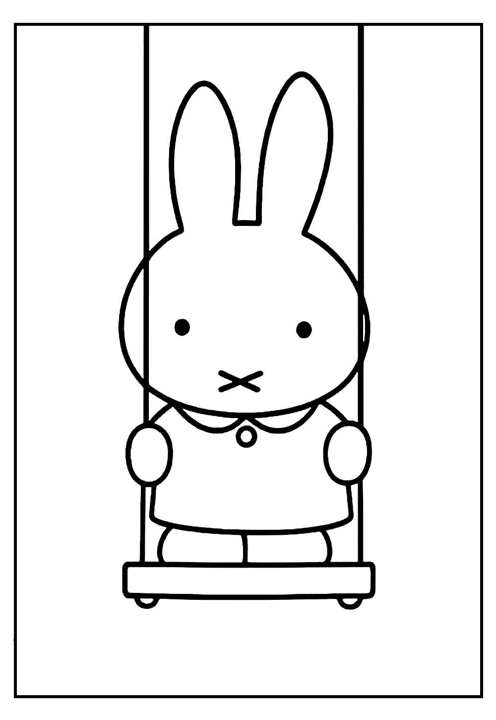 Desenho Miffy Colorir