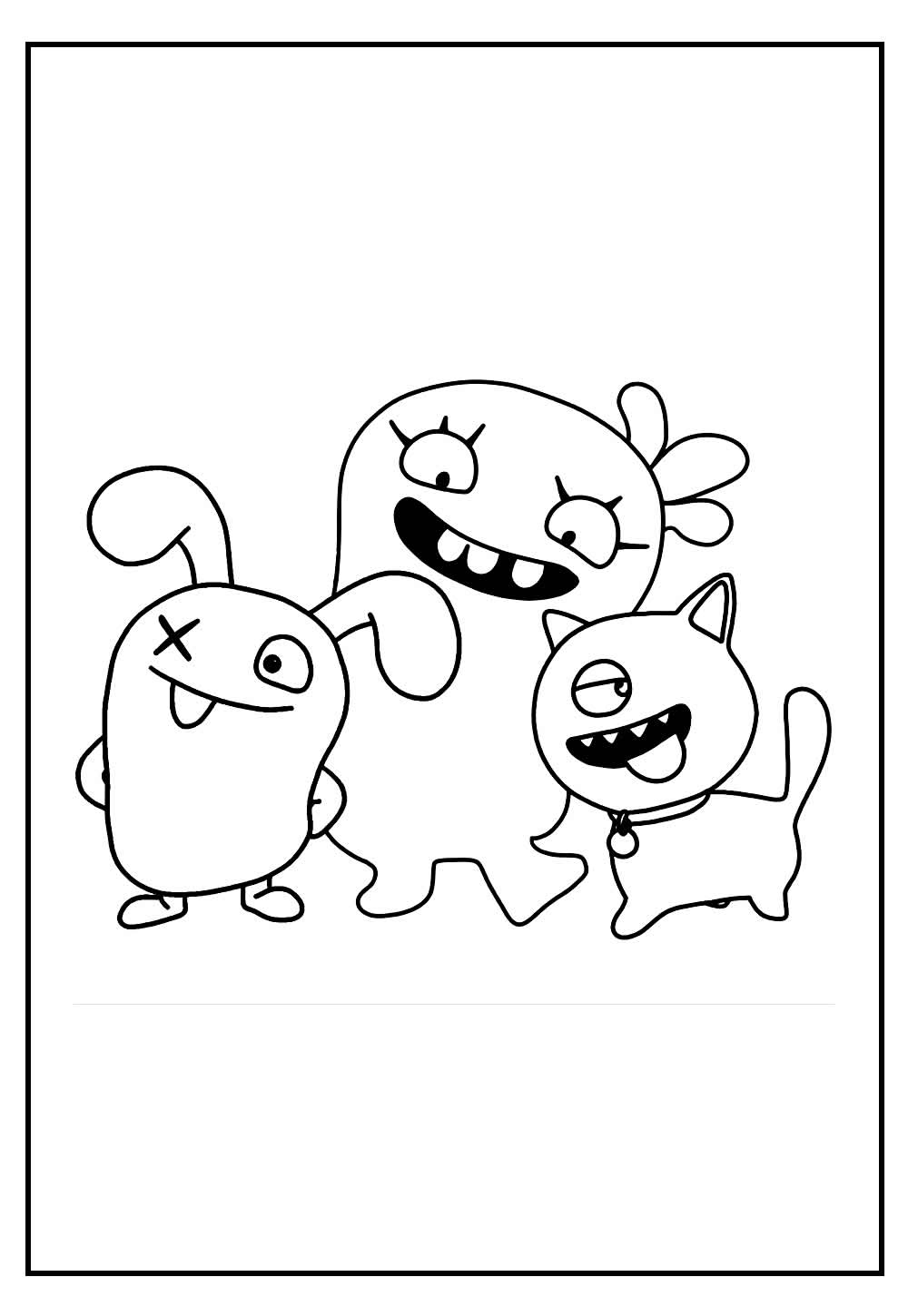 Desenhos Uglydolls Colorir