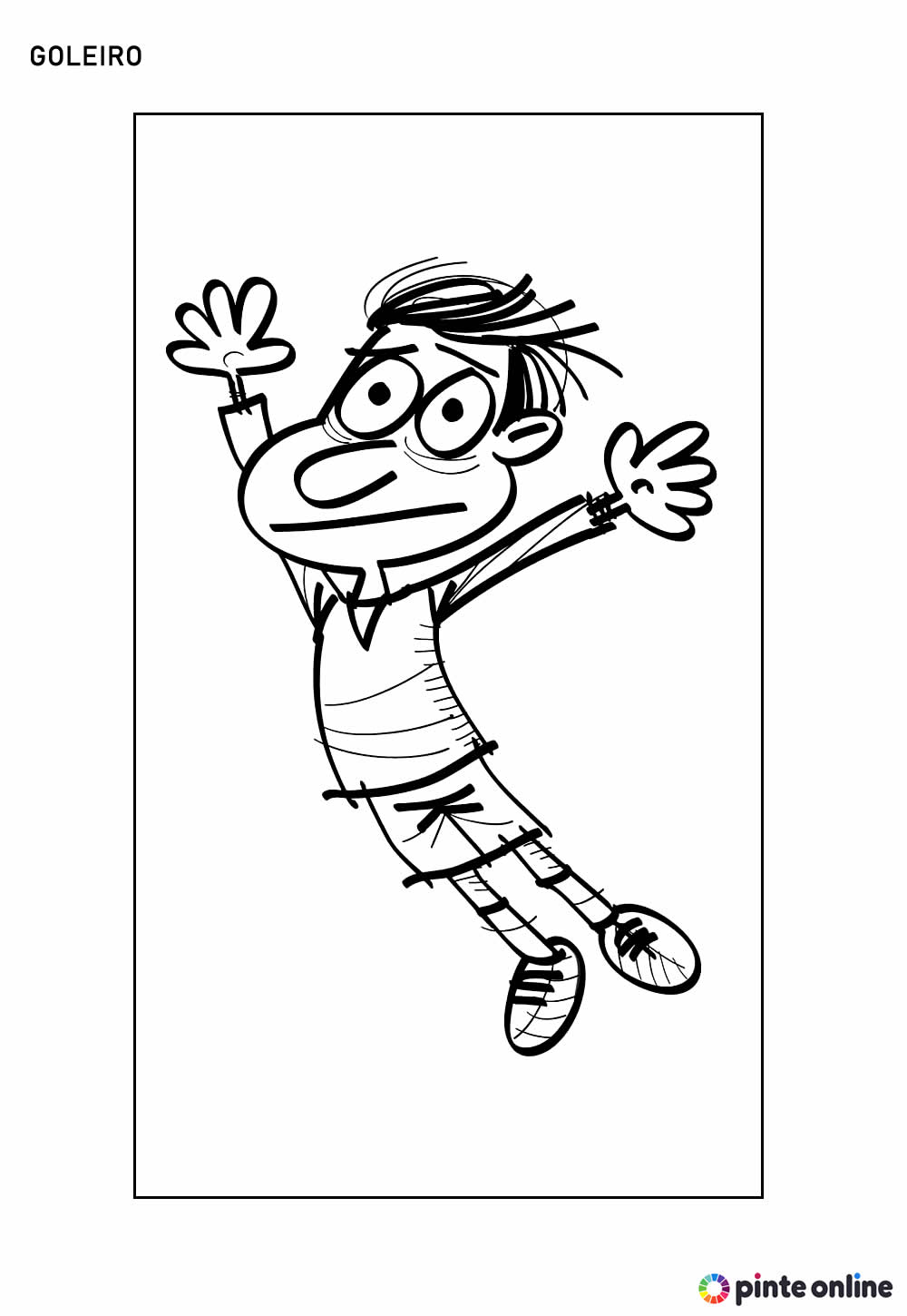 Desenho de Goleiro