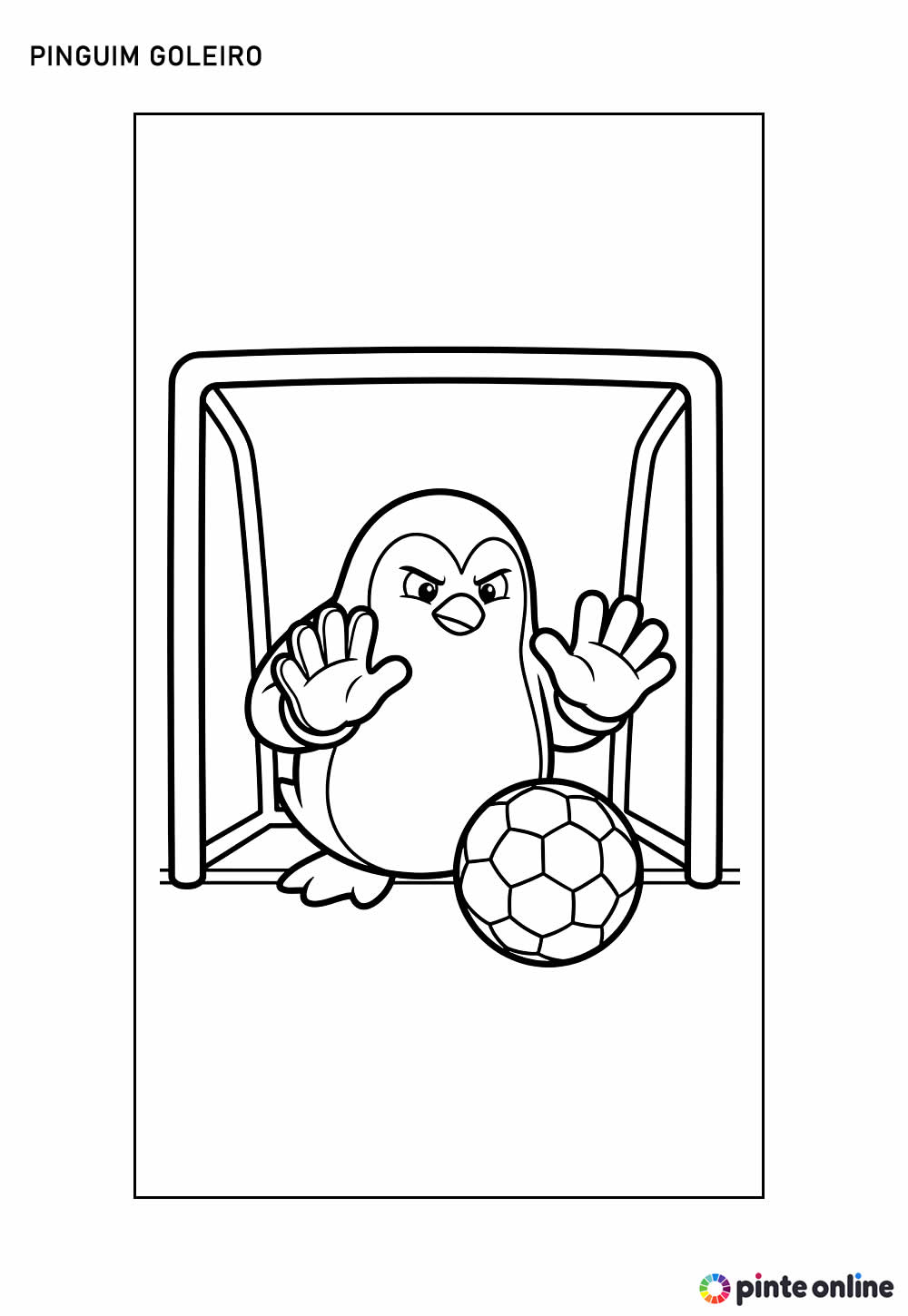 Desenho de Goleiro