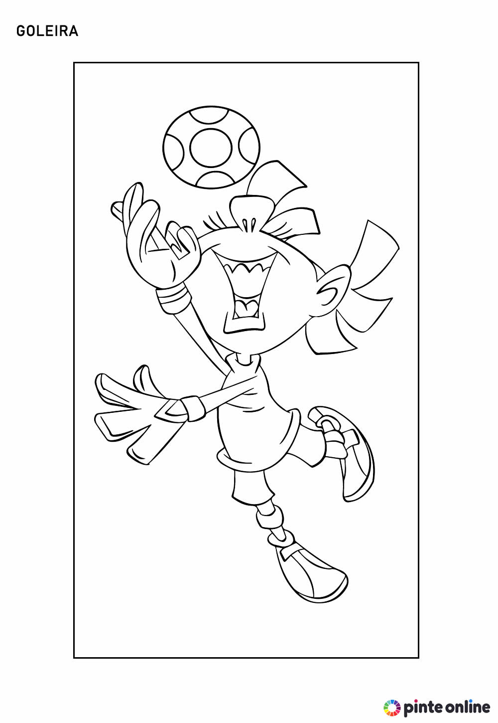Desenho de Goleiro